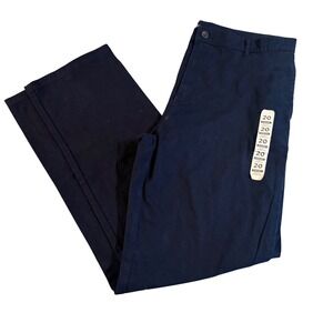 Children's place Kids Husky Straight Fit Stretch Pants Size 20 Navy Blue Casual